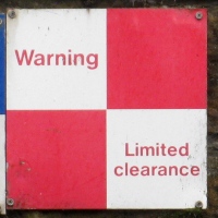 Warning - Limited Clearance